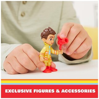 Foto 3 | Foto 3 | Paquete De Regalo De Figuras De Acción Disney Junior Firebuds Con 3 Juguetes - Venta Internacional.