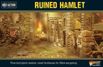 Foto 1 | Foto 1 | Maqueta Warlord Bolt Action Arruinó Los Edificios De Hamlet 3 1:56 - Venta Internacional.