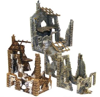 Foto 2 | Foto 2 | Maqueta Warlord Bolt Action Arruinó Los Edificios De Hamlet 3 1:56 - Venta Internacional.