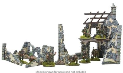 Foto 3 | Foto 3 | Maqueta Warlord Bolt Action Arruinó Los Edificios De Hamlet 3 1:56 - Venta Internacional.
