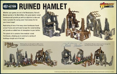 Foto 4 | Foto 4 | Maqueta Warlord Bolt Action Arruinó Los Edificios De Hamlet 3 1:56 - Venta Internacional.