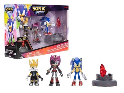 Foto 1 | Foto 1 | Paquete Múltiple De Figuras Sonic Prime 2.5 Con Sonic Tails Y Prism - Venta Internacional.