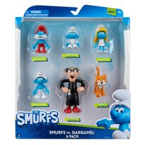 Paquete Múltiple De Figuras Los Pitufos Gargamel Vs Smurfs Con 6 Figuras - Venta Internacional.