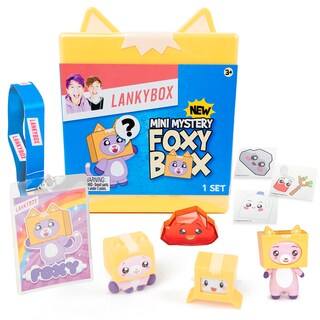 Foto 1 | Foto 1 | Mystery Box Lankybox Mini Foxy Con 9 Juguetes Con Licencia Oficial - Venta Internacional.