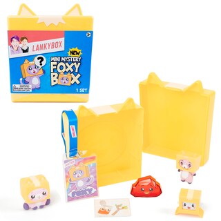 Foto 3 | Foto 3 | Mystery Box Lankybox Mini Foxy Con 9 Juguetes Con Licencia Oficial - Venta Internacional.