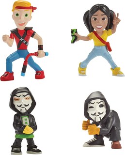 Foto 3 | Foto 3 | Pack De 4 Figuras Coleccionables Spy Ninjas Chad Multicolor - Venta Internacional.