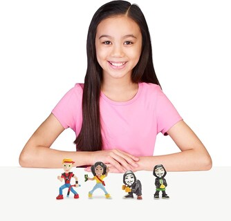Foto 7 | Foto 7 | Pack De 4 Figuras Coleccionables Spy Ninjas Chad Multicolor - Venta Internacional.