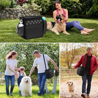 Foto 6 | Foto 6 | Bolsa De Viaje Para Perros Clawist Con Bolsa Para Golosinas 2 Recipientes Para Comida - Venta Internacional.