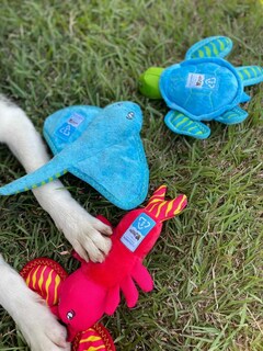Foto 3 | Foto 3 | Botellas Recicladas De Peluche Spunky Pup Clean Earth Stingray - Venta Internacional.