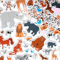 Pegatinas De Espuma Ready 2 Learn Animals  Paquete De 168 Para Niños - Venta Internacional.