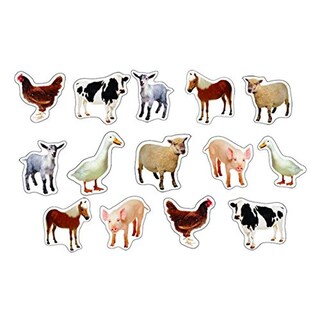 Foto 1 | Foto 1 | Pegatinas Carson Dellosa Con Forma Fotográfica De Animales De Granja - Venta Internacional.