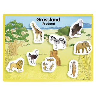 Foto 3 | Foto 3 | Tableros De Rompecabezas Excellerations Animales En Sus Hábitats Para Niños - Venta Internacional.