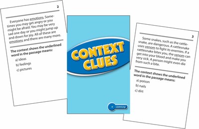 Foto 2 | Foto 2 | Tarjetas De Práctica Edupress Context Clues Niveles 3.5-5.0 Azules - Venta Internacional.