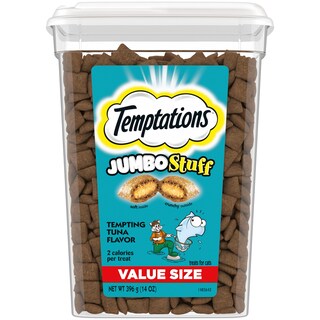 Foto 1 | Foto 1 | Cat Treats Temptations Jumbo Stuff Atún Crujiente Y Suave 400 G - Venta Internacional.