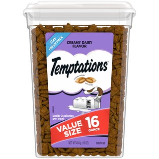 Foto 1 | Foto 1 | Lácteos Cremosos Clásicos Crujientes Y Suaves De Cat Treats Temptations - Venta Internacional.