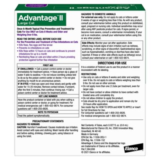 Foto 2 | Foto 2 | Tratamiento Y Prevención De Pulgas Advantage Ii Para Gatos Grandes De 9 Libras O Más - Venta Internacional.