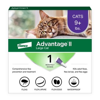 Foto 1 | Foto 1 | Tratamiento Y Prevención De Pulgas Advantage Ii Para Gatos Grandes De 9 Libras O Más - Venta Internacional.