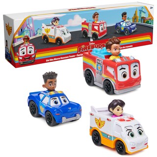 Foto 1 | Foto 1 | Coche De Juguete Disney Junior Firebuds On The Move Rescue Team  Paquete De 3 - Venta Internacional.
