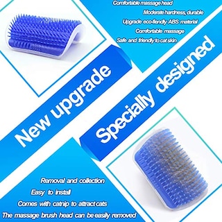 Foto 2 | Foto 2 | Aseo Automático Para Gatos Starroad-tim Con Hierba Gatera Y Cepillo (paquete De 2) - Venta Internacional.