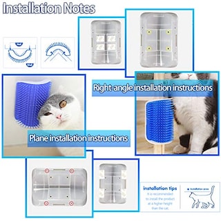 Foto 4 | Foto 4 | Aseo Automático Para Gatos Starroad-tim Con Hierba Gatera Y Cepillo (paquete De 2) - Venta Internacional.