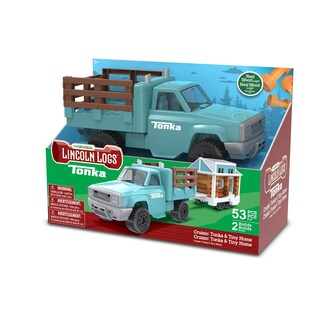 Foto 6 | Foto 6 | Set De Juego Para Construir Camiones De Juguete Lincoln Logs Cruising Tonka - Venta Internacional.