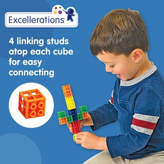 Foto 7 | Foto 7 | Linking Cubes Excellerations Rejilla De 0.75 Pulgadas 300 Unidades Más De 3 Años - Venta Internacional.