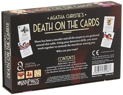 Foto 3 | Foto 3 | Juego De Cartas Modiphius Entertainment Agatha Christie: Death On The Cards Muh001 - Venta Internacional.