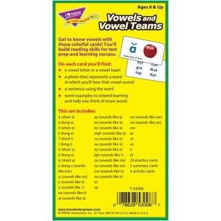 Foto 3 | Foto 3 | Flash Cards Trend Enterprises Vocales Y Equipos Vocales 72 Cartas - Venta Internacional.