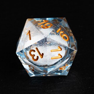 Foto 7 | Foto 7 | Set De Dados Fugacity Dnd Liquid Core Resin 7 Piezas Con Funda - Venta Internacional.