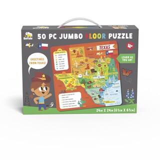Foto 3 | Foto 3 | Puzzle Little Buffalo State Texas Para Aprender A Niños Mayores De 4 Años - Venta Internacional.