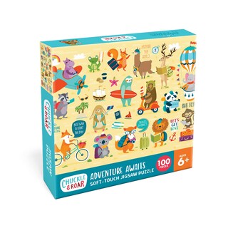 Foto 1 | Foto 1 | La Aventura De Puzzle Chuckle & Roar Espera A 100 Piezas Para Niños Mayores De 3 Años - Venta Internacional.