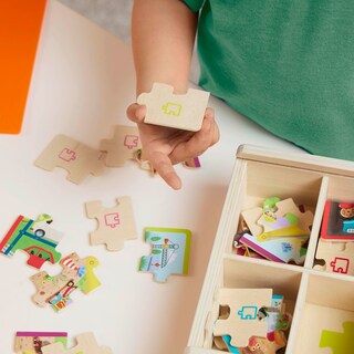 Foto 7 | Foto 7 | Juego De Rompecabezas B. Toys Pack O' Puzzles Paquete De 3 Para Niños A Partir De 3 Años - Venta Internacional.