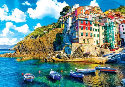 Foto 1 | Foto 1 | Rompecabezas Kodak Cinque Terre Riomaggiore Village 1500 Piezas - Venta Internacional.