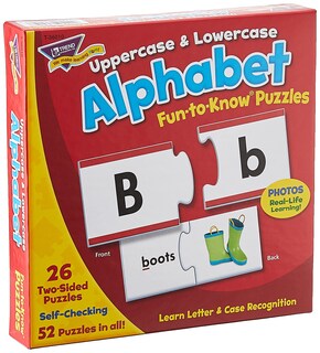 Foto 1 | Foto 1 | Puzzles Trend Enterprises Es Divertido Conocerlos En Mayúsculas Y Minúsculas - Venta Internacional.