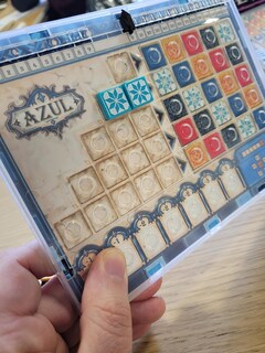 Foto 3 | Foto 3 | Juego De Mesa Azul Mini Portátil Para Colocar Azulejos Para Niños Y Adultos - Venta Internacional.