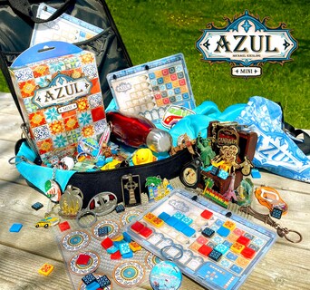 Foto 6 | Foto 6 | Juego De Mesa Azul Mini Portátil Para Colocar Azulejos Para Niños Y Adultos - Venta Internacional.