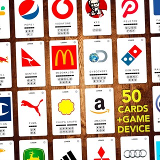 Foto 4 | Foto 4 | Juego De Viaje Con 100 Logotipos De Imágenes Y Logotipos De Guess 100 Con Tarjetas Flash - Venta Internacional.