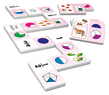 Foto 2 | Foto 2 | Domino Set Junior Learning Jl485 Fraction Para Niños - Venta Internacional.