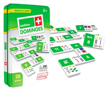 Foto 1 | Foto 1 | Juego De Dominó Toy Junior Learning Addition Con Lata De Coleccionista - Venta Internacional.