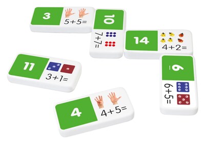 Foto 2 | Foto 2 | Juego De Dominó Toy Junior Learning Addition Con Lata De Coleccionista - Venta Internacional.