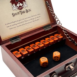 Foto 6 | Foto 6 | Juego De Dados Front Porch Classics Circa Shut The Box Wood - Venta Internacional.