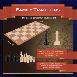Foto 5 | Foto 5 | Juego De Mesa Continuum Games Chess Family Traditions - Venta Internacional.