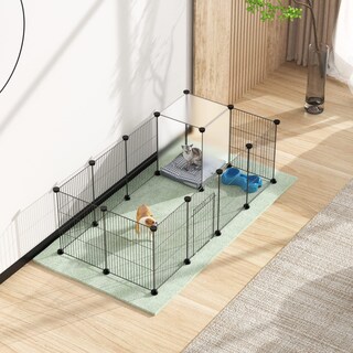 Foto 2 | Foto 2 | Pet Playpen Homidec Para Animales Pequeños Alambre De Bricolaje 48 X 24 X 41 Cm - Venta Internacional.