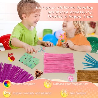 Foto 6 | Foto 6 | Limpiapipas Giwrmu Con Tallo De Chenilla De Albaricoque 100 Unidades - Venta Internacional.