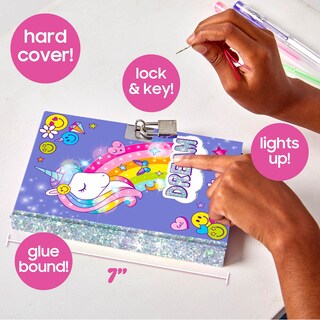 Foto 5 | Foto 5 | Agenda Just My Style Iluminada Con Candado Y Llave Para Niñas De 6 A 9 Años - Venta Internacional.