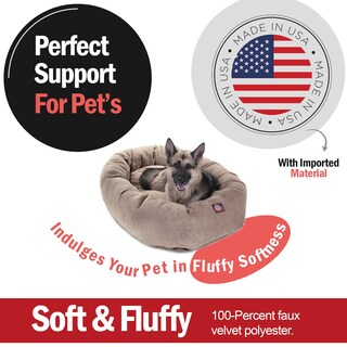 Foto 2 | Foto 2 | Cama Para Perros Majestic Pet Microterciopelo Relajante Lavable 132 X 89 X 28 Cm - Venta Internacional.