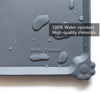 Foto 3 | Foto 3 | Alfombrilla Hoki Found L De Silicona Antideslizante E Impermeable Para Mascotas Color Gris - Venta Internacional.