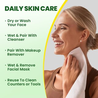 Foto 7 | Foto 7 | Toallas Faciales Desechables Elvira 100 Unidades Biodegradables - Venta Internacional.