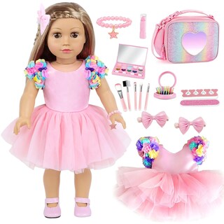 Foto 1 | Foto 1 | Set De Maquillaje Para Ropa Y Accesorios Para Muñecas Bddoll De 18 Pulgadas - Venta Internacional.