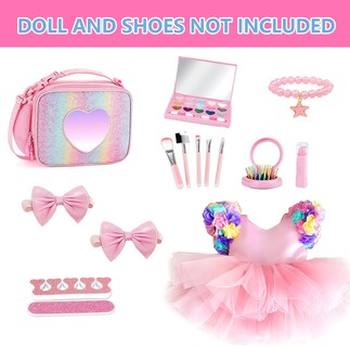 Foto 2 | Foto 2 | Set De Maquillaje Para Ropa Y Accesorios Para Muñecas Bddoll De 18 Pulgadas - Venta Internacional.
